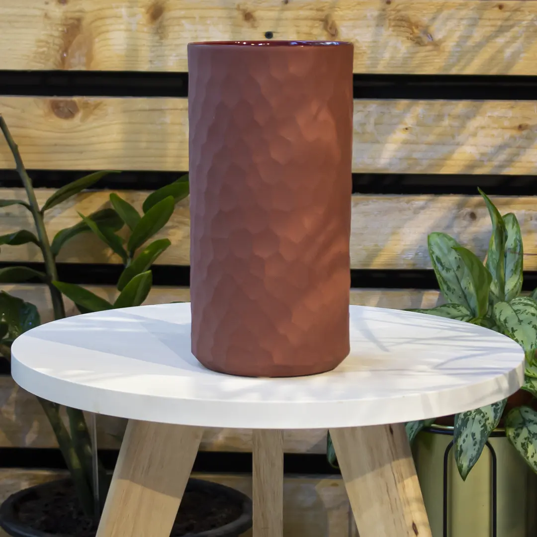 vases Glazed Blush Ceramic Vase