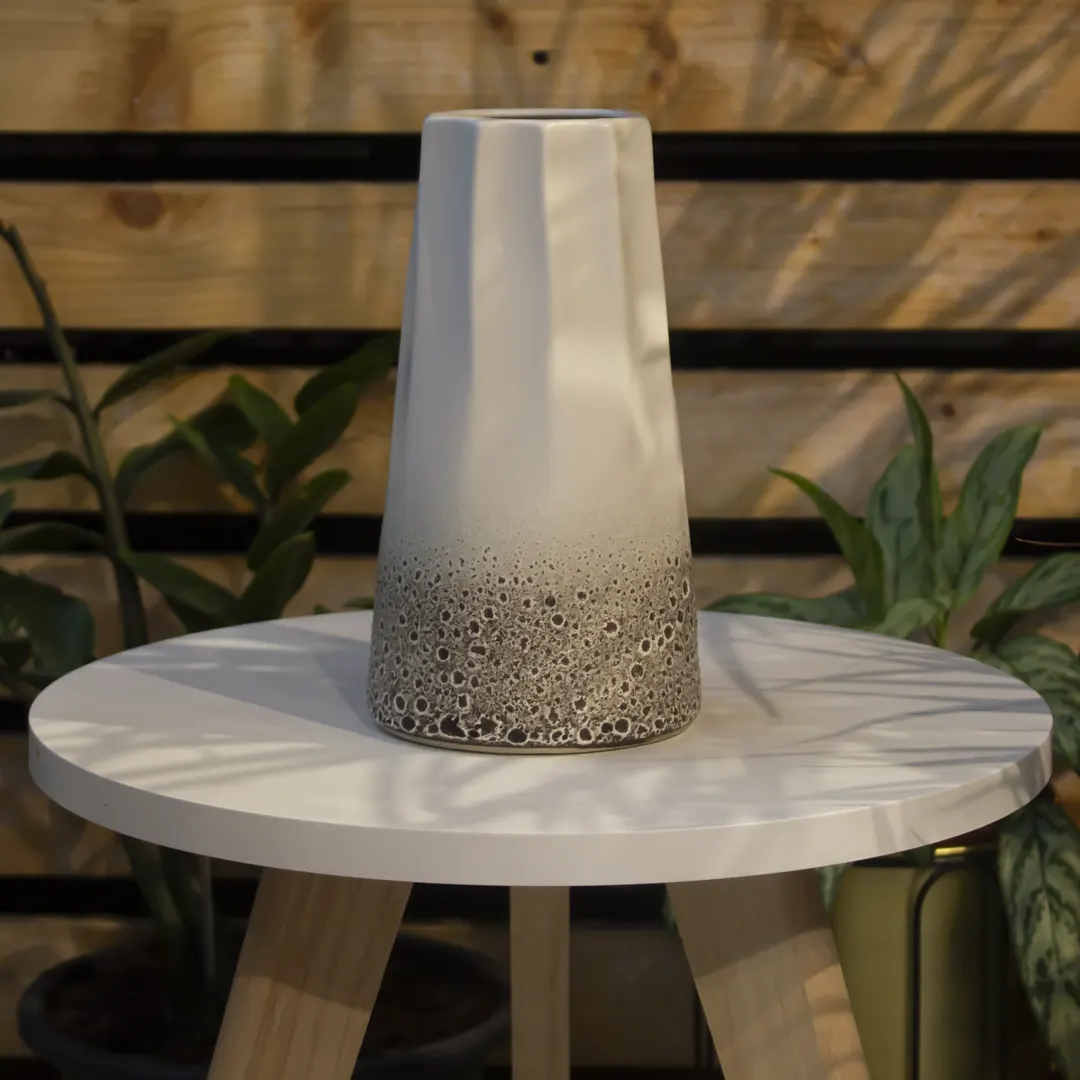 vases Sharp Edgy Wave Style Vase